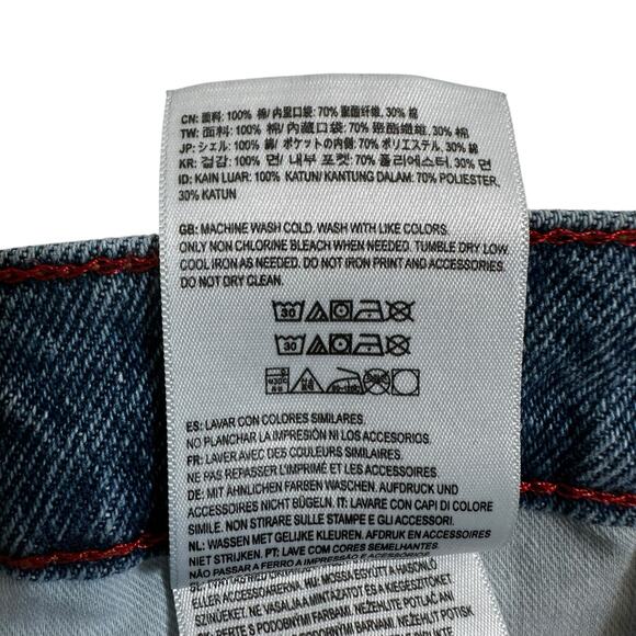 VANS Men's Covina 5 Pocket Relaxed Fit Jeans Medium Wash Size 30 Skater Street - Picture 10 of 10